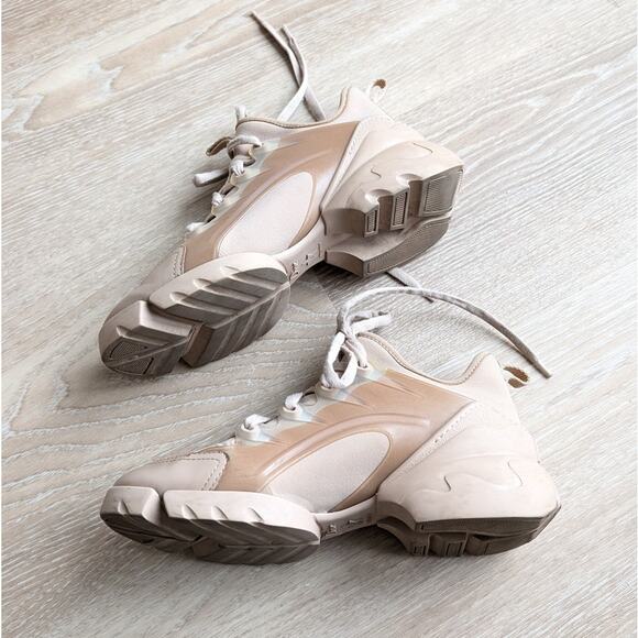 Christian Dior D-Connect Sneaker Shoes in Nude Technical Fabric, size 36 - Picture 5 of 12